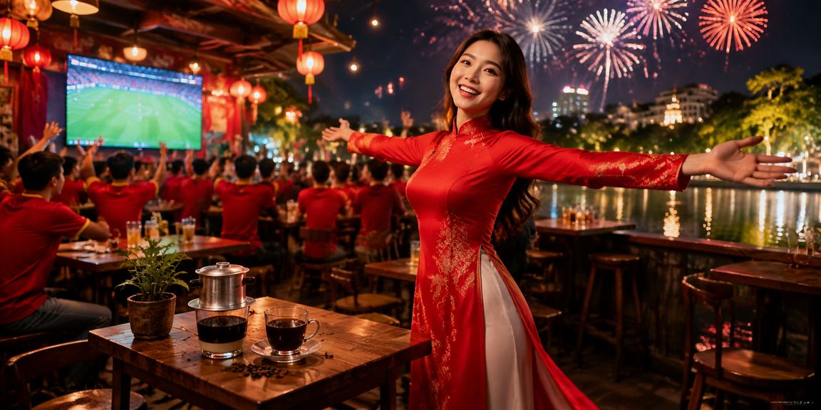Người dùng Hà Nội trong trang phục áo dài nạp tiền nhận thưởng tại t12