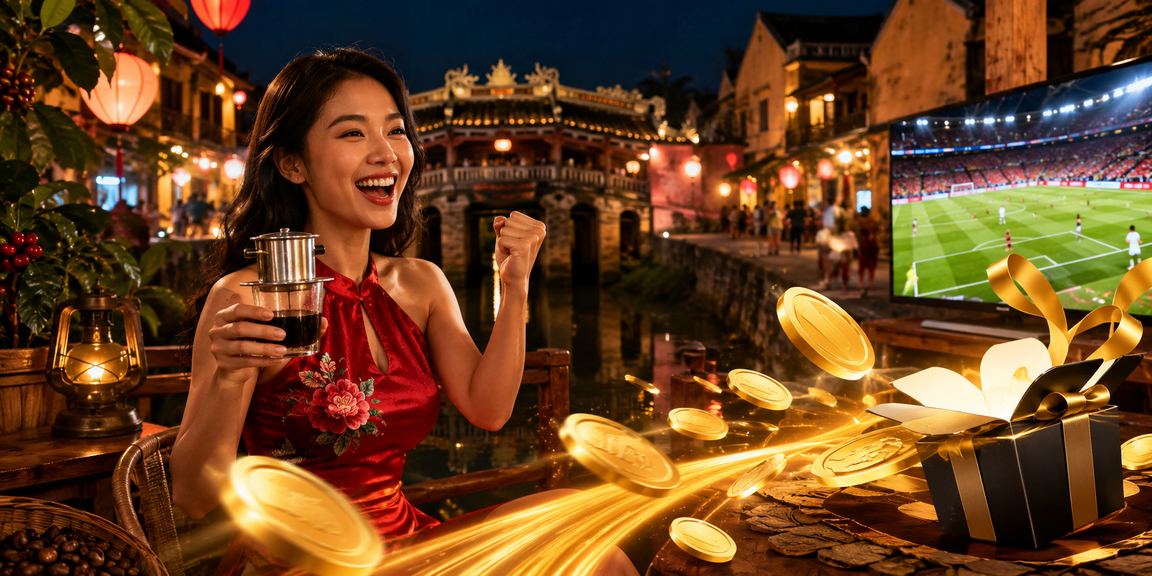 Người dùng VIP nhận ưu đãi đặc biệt tại Hội An trong quán cà phê truyền thống